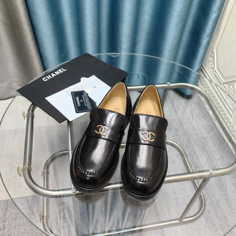 Ch*el leather shoes